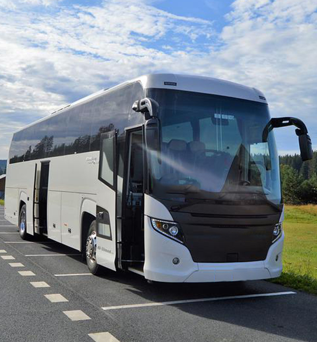 luxury charter bus