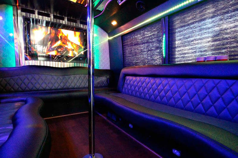 inside party bus